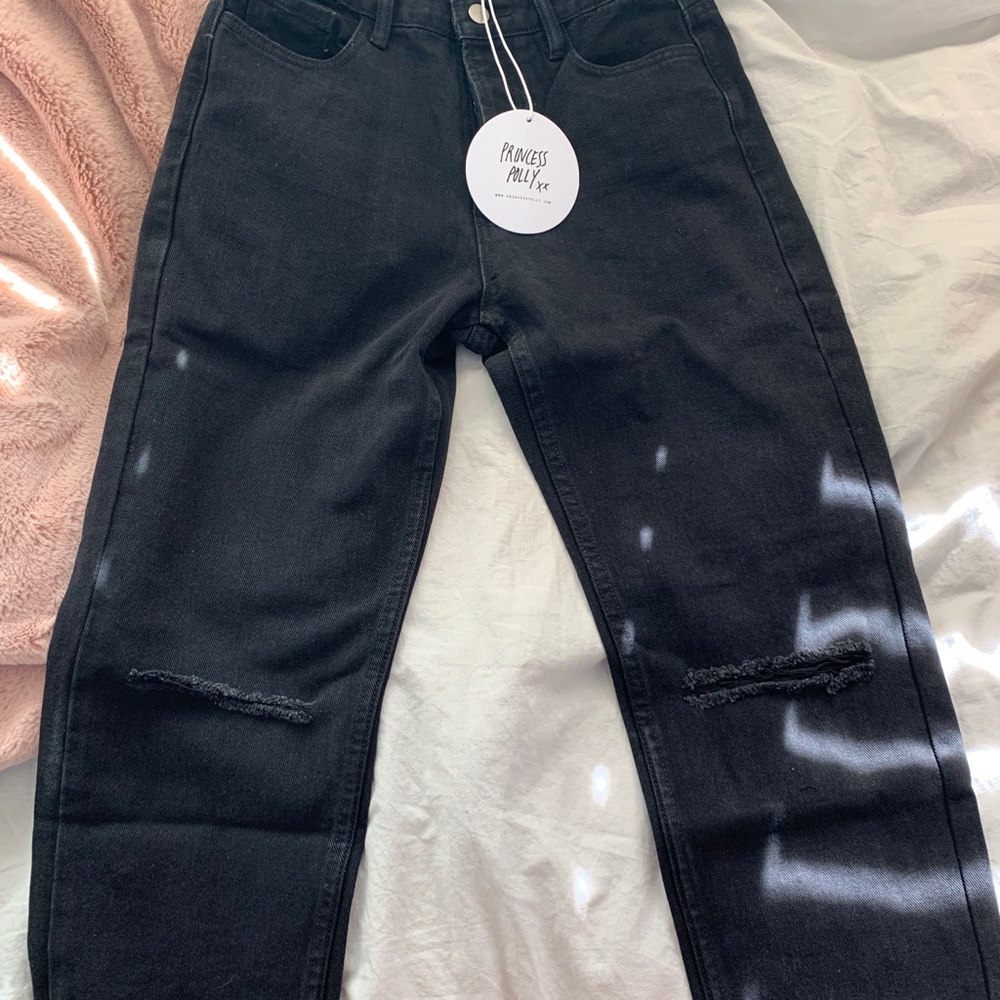 Attica Knee Rip Denim Princess Polly Jeans